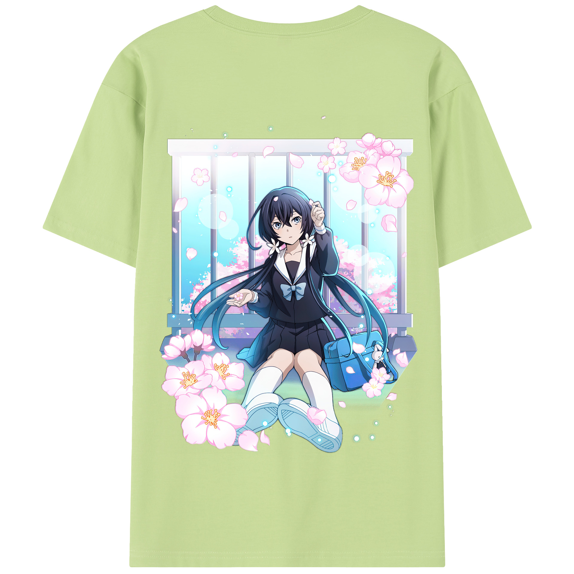 （画像用） 文豪ストレイドッグス Bungo Stray Dogs 綿100％半袖Tシャツ（背面プリント）